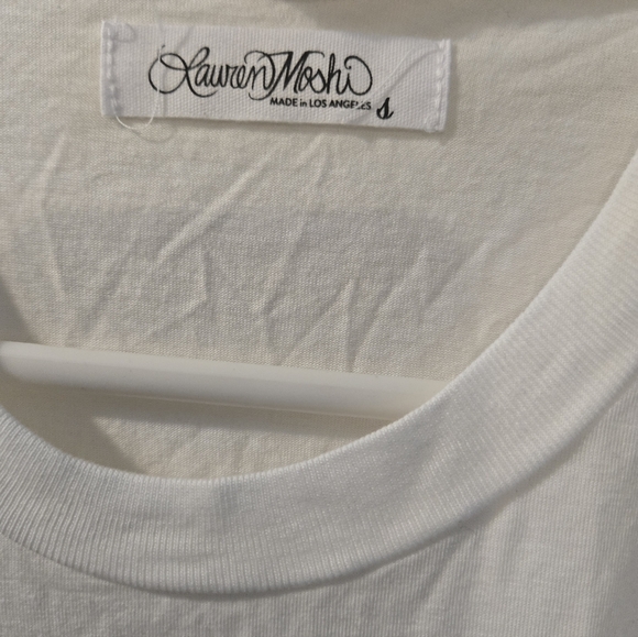 Lauren Moshi Wolf Cowboy Happy Face tee - Picture 8 of 12